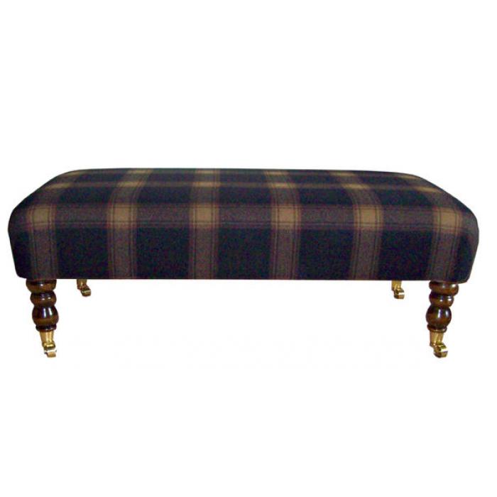 black tartan wool bench footstool Web.jpg